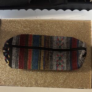 Colorful Striped Pouch